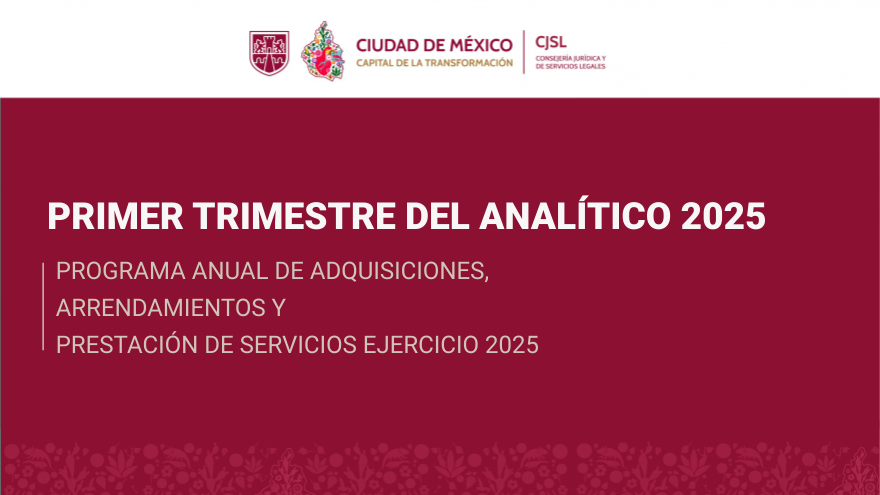 ANALÍTICO 2025 1er TRIMESTRE